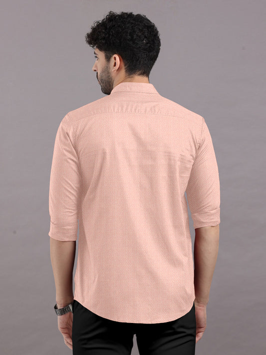 Plain Light Peach Shirt