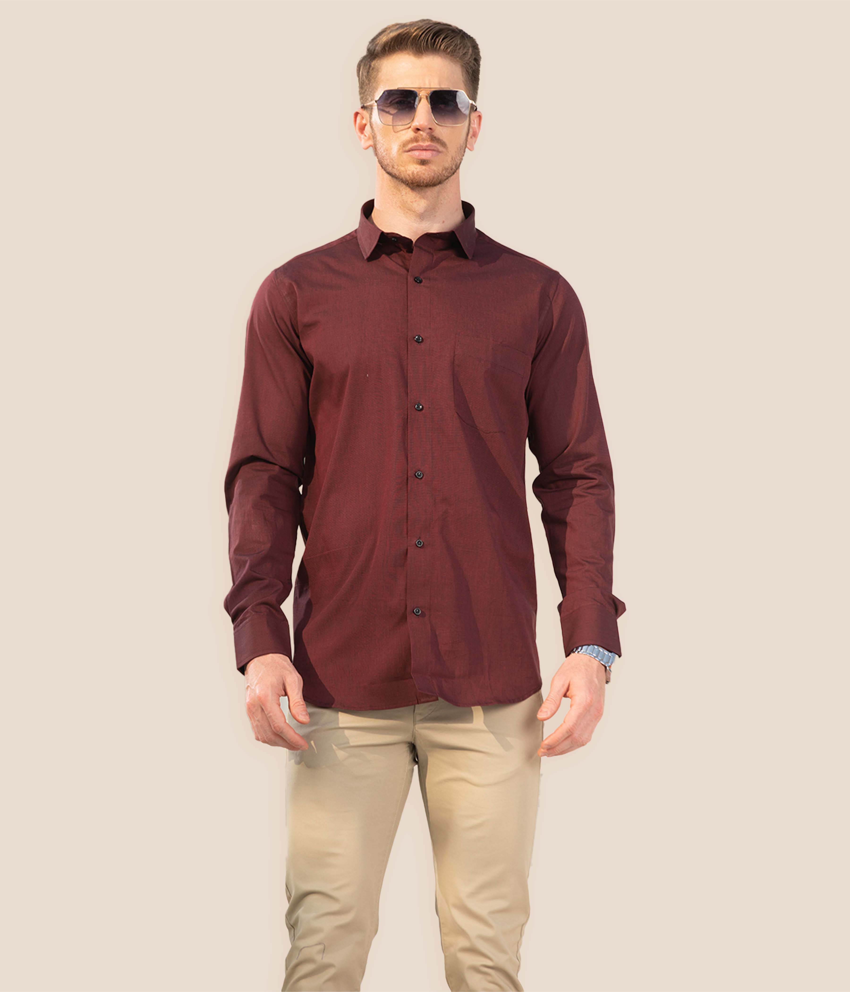 Sangria Maroon Delight Shirt