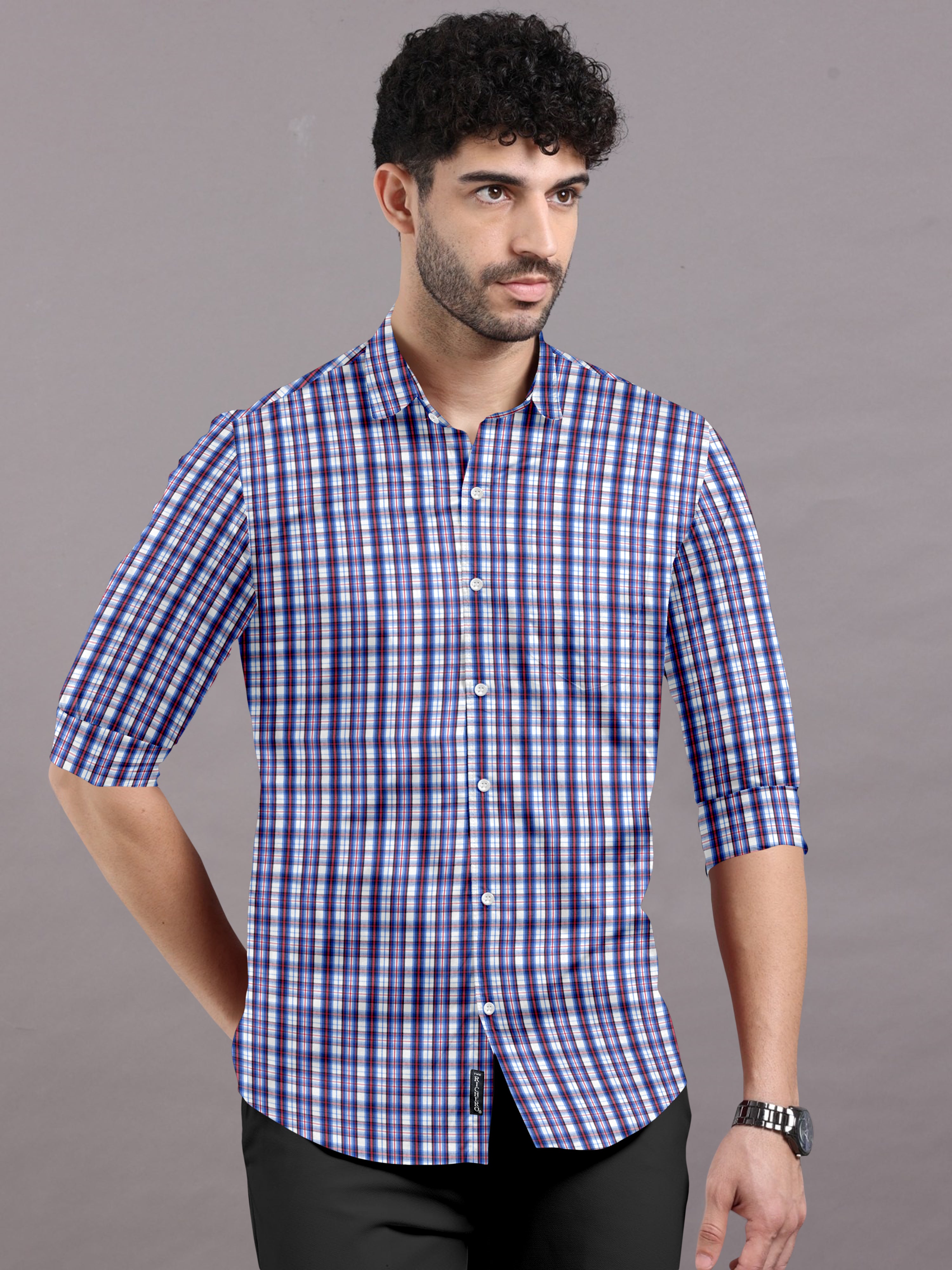 Chequered for a Contemporary Appeal Shirt