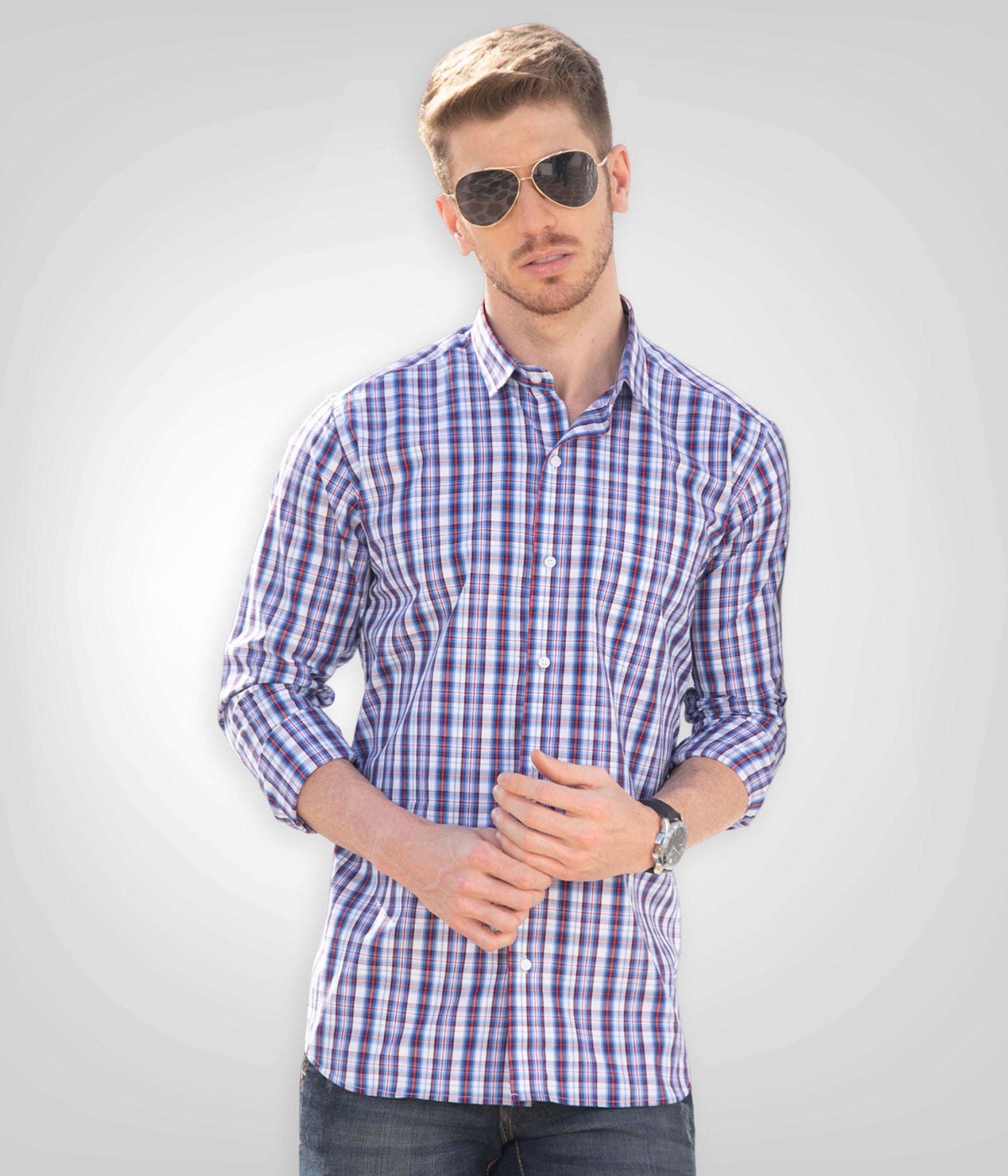 Chequered for a Contemporary Appeal shirt