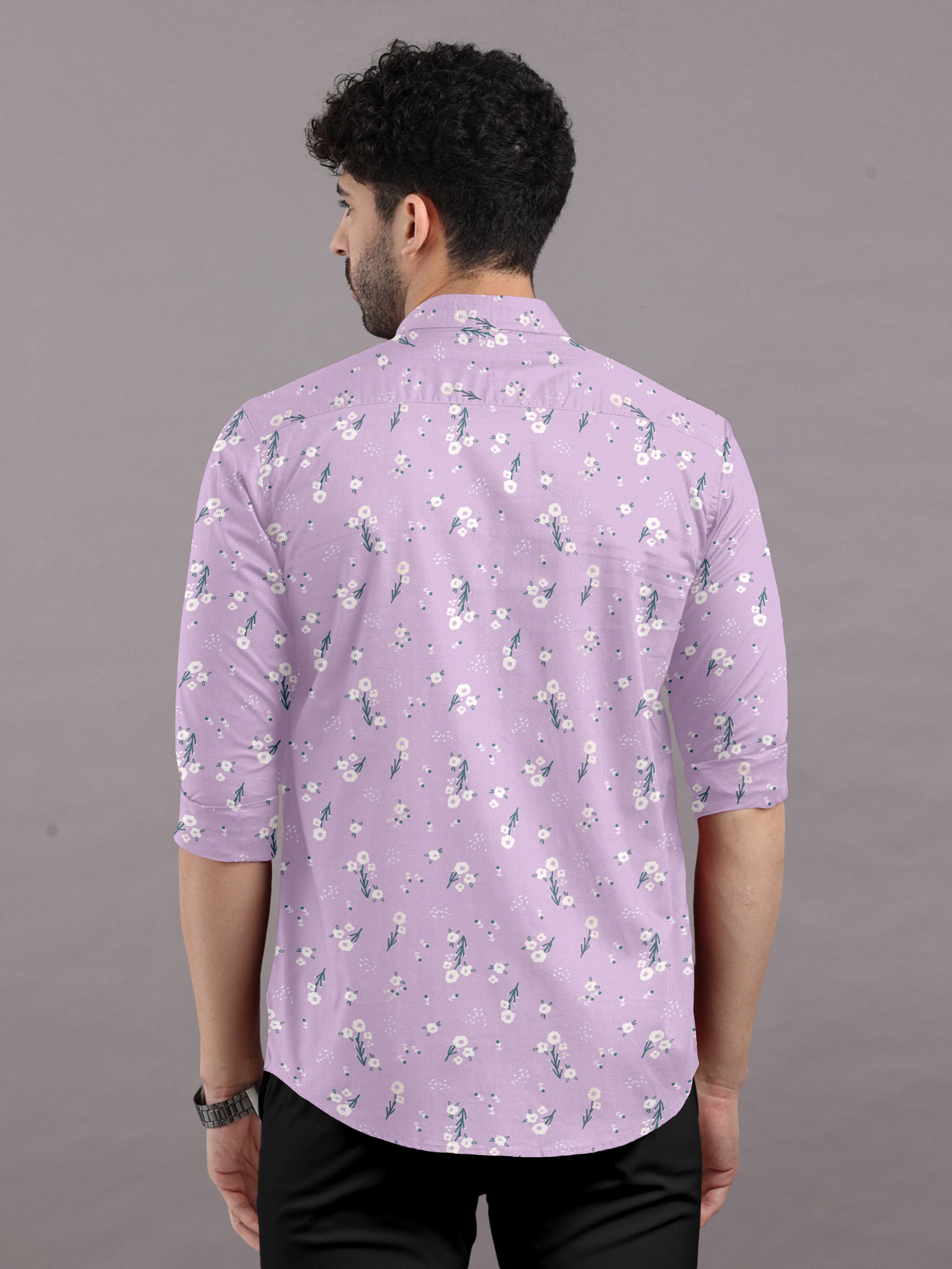 Cotton Floral Printed Shirt