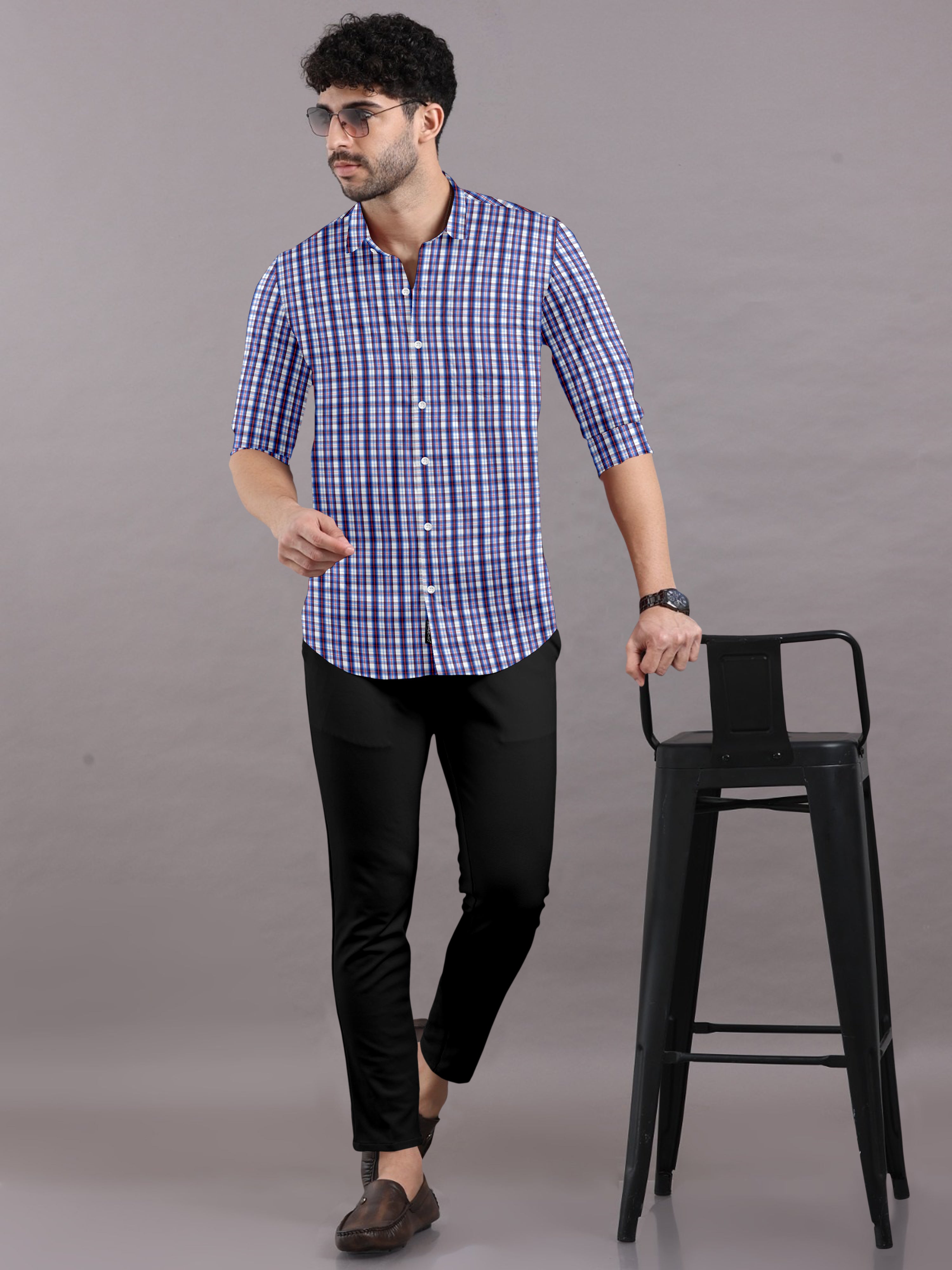 Chequered for a Contemporary Appeal Shirt