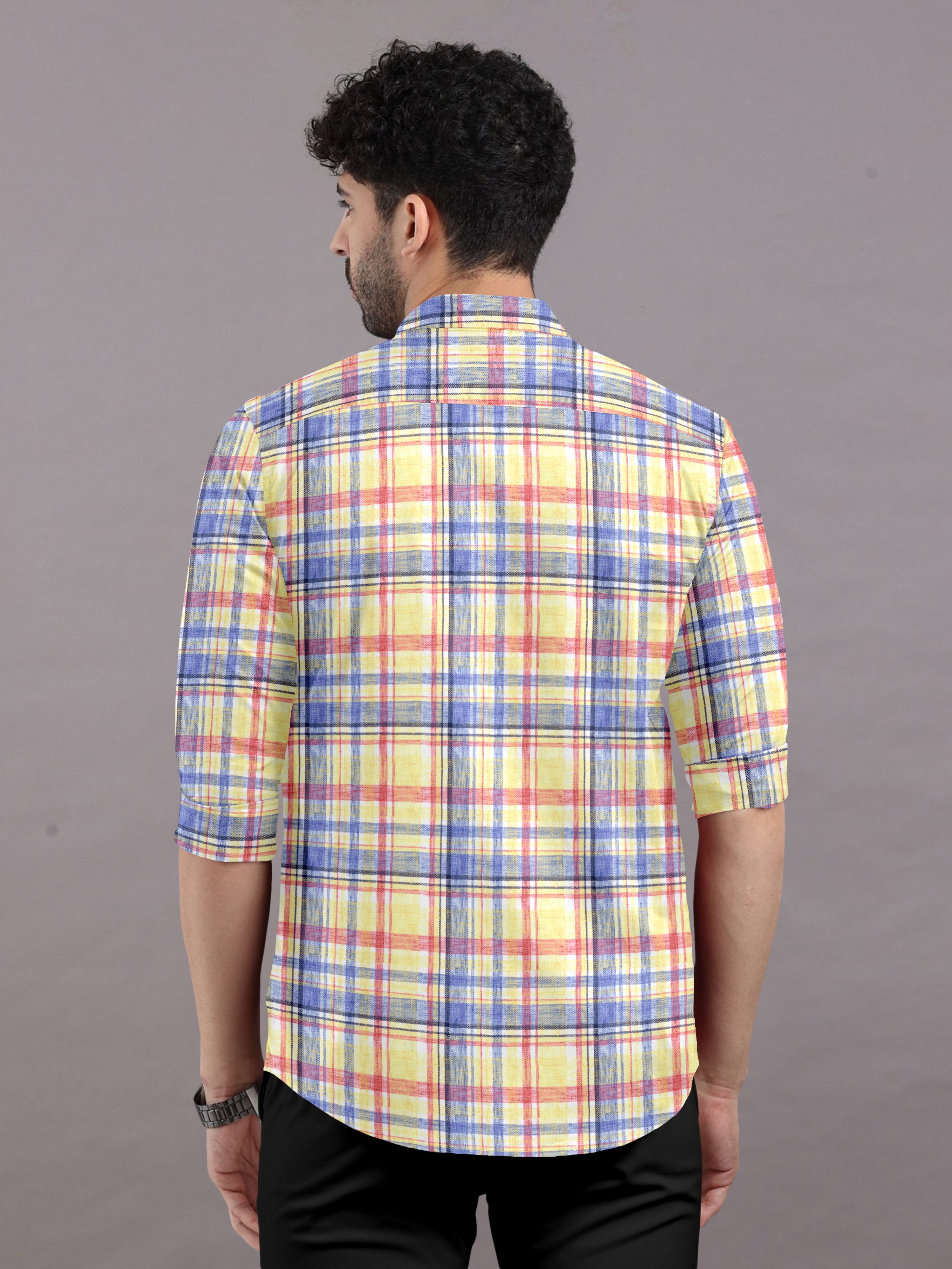 Distinguished Check Pattern Shirt