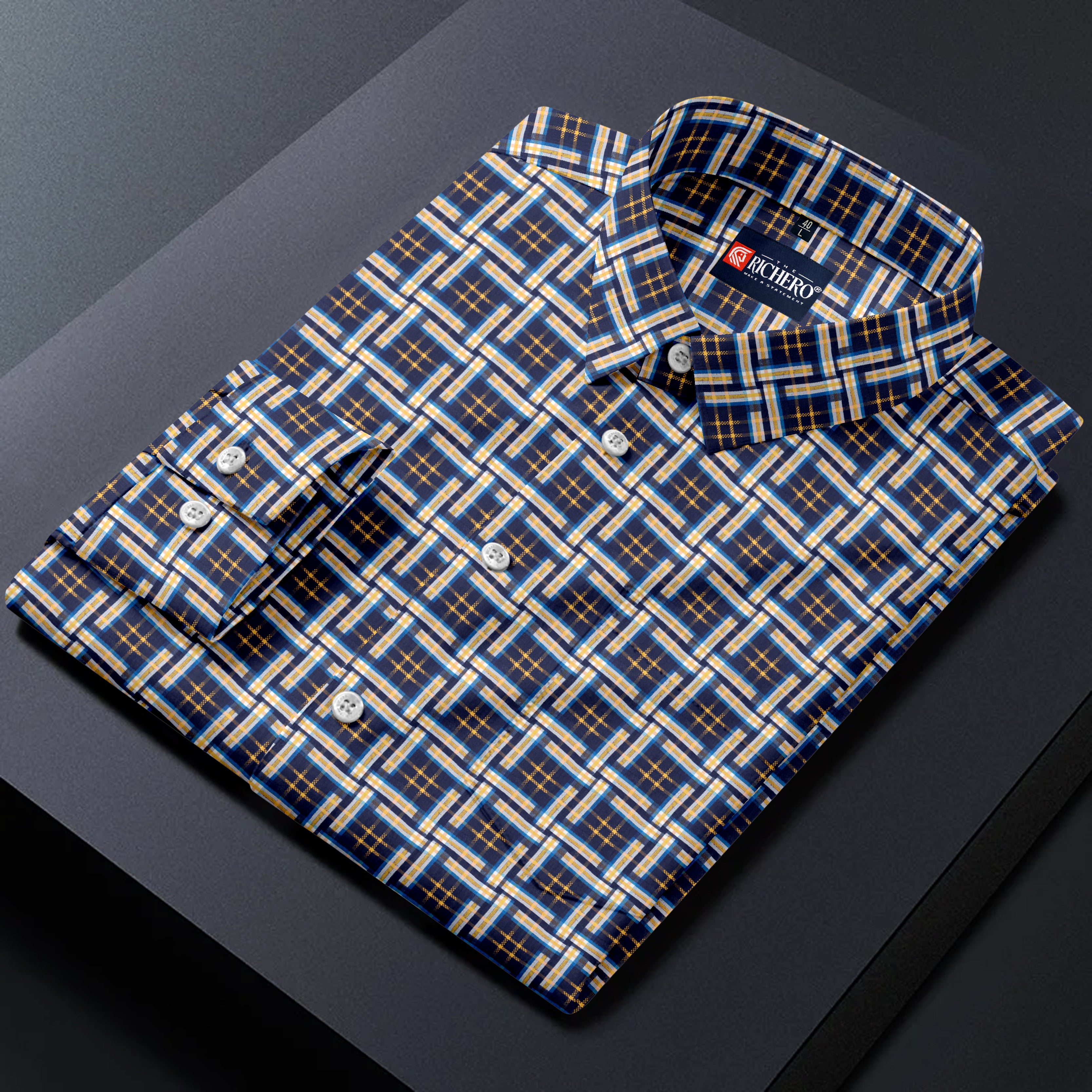 Classic Multicolor Checks Shirt