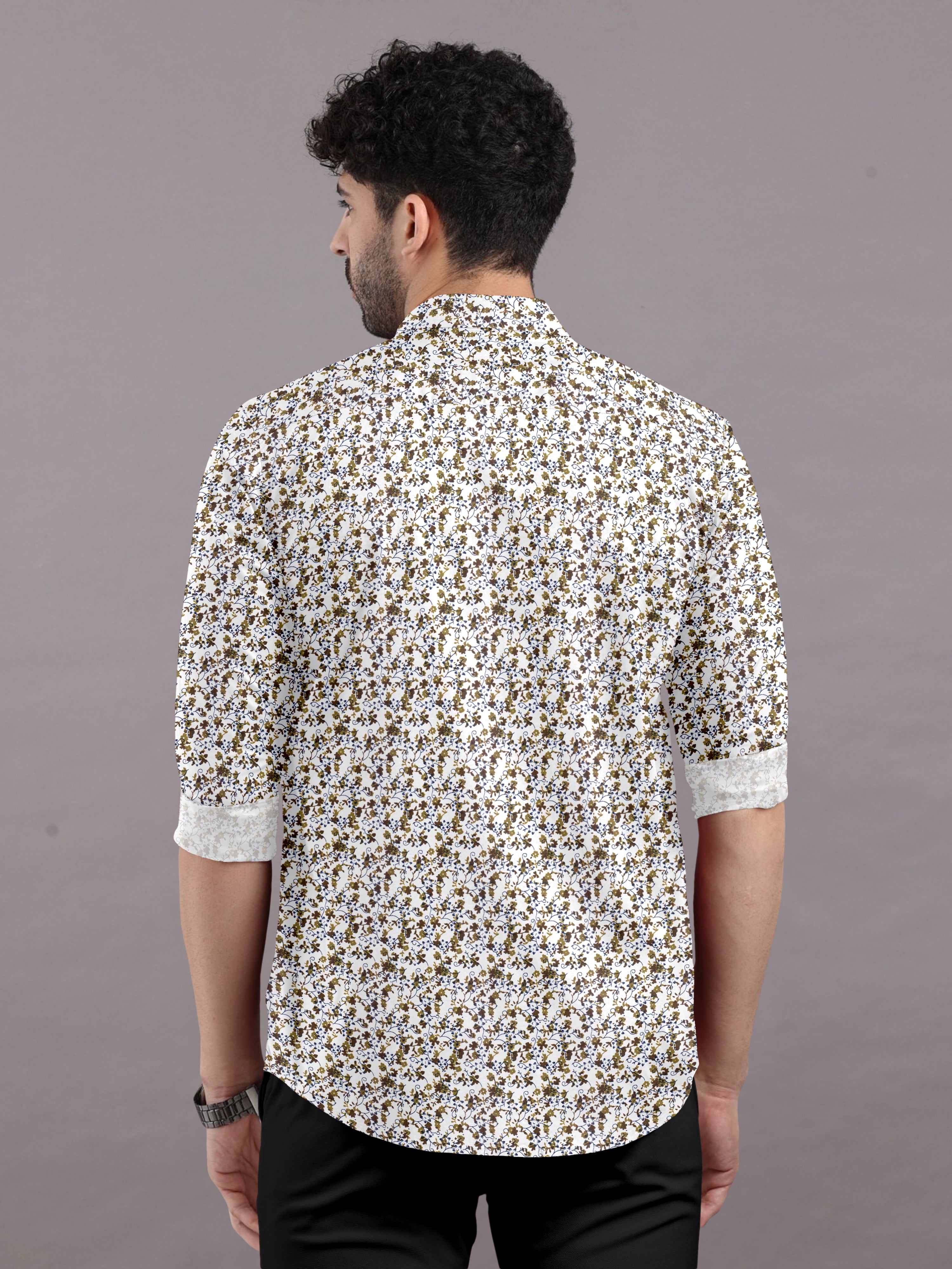 Miniature Flowers Printed Shirt