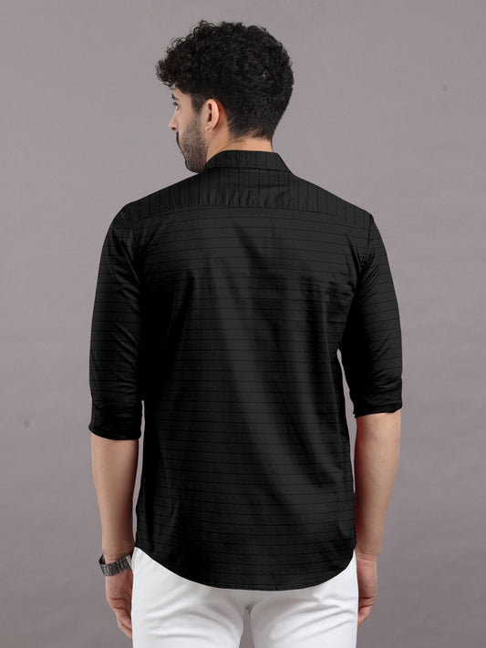 Bold Black Lining Shirt
