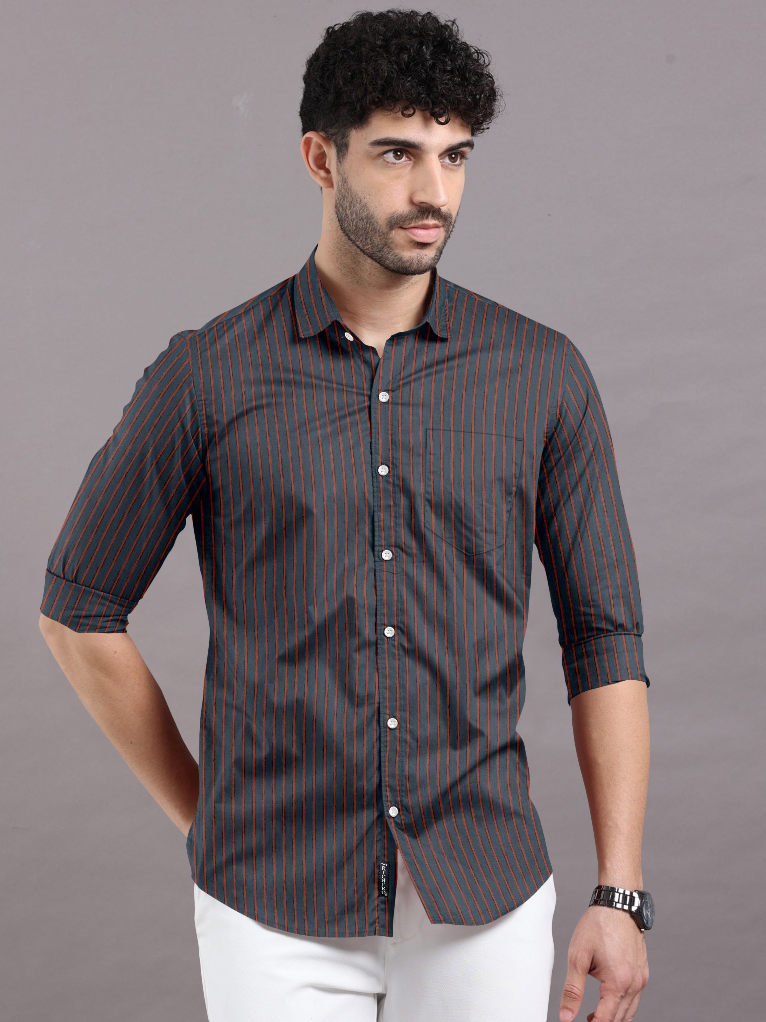 Strikingly Sharp Lining Shirt