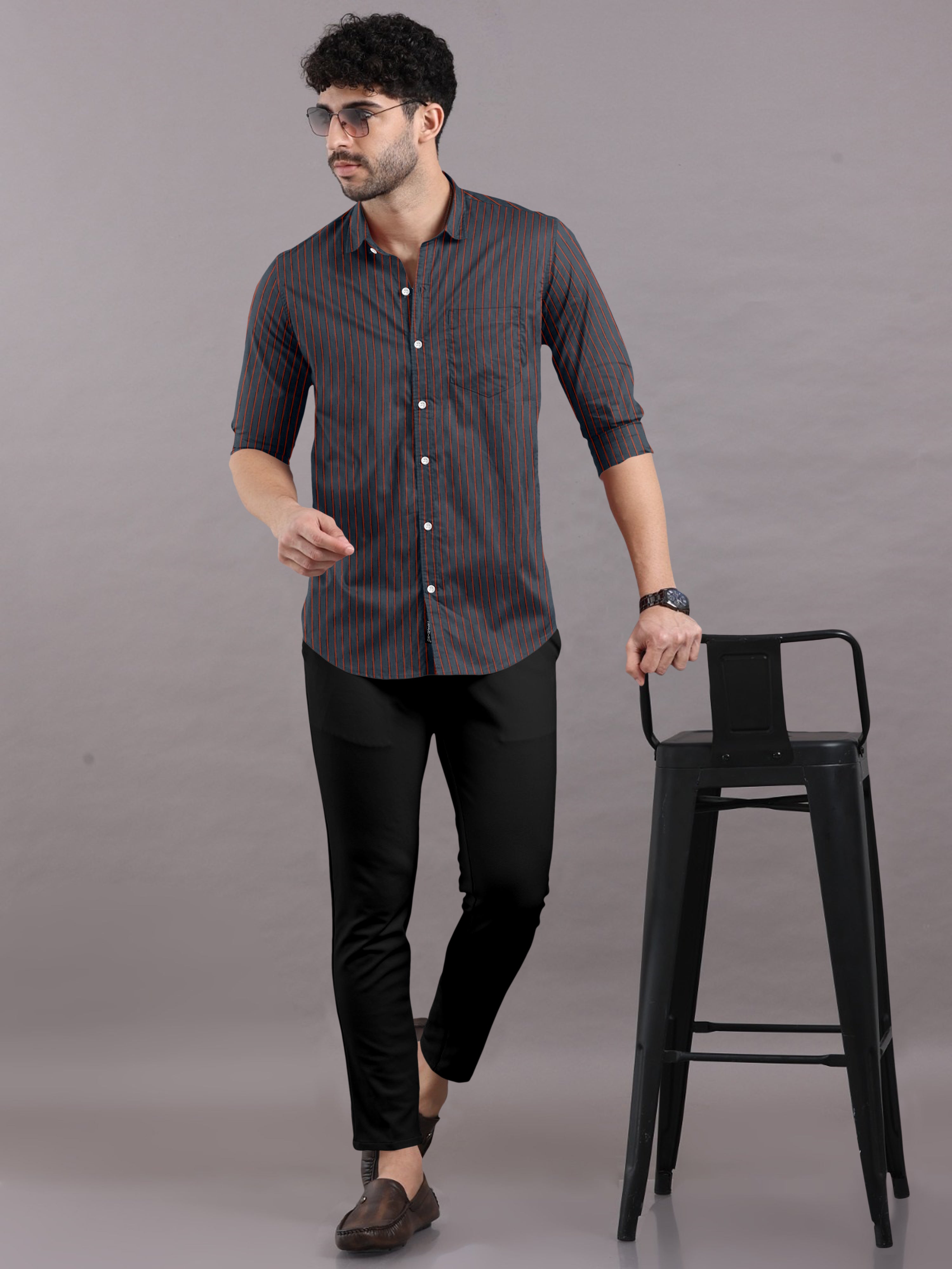 Strikingly Sharp Lining Shirt