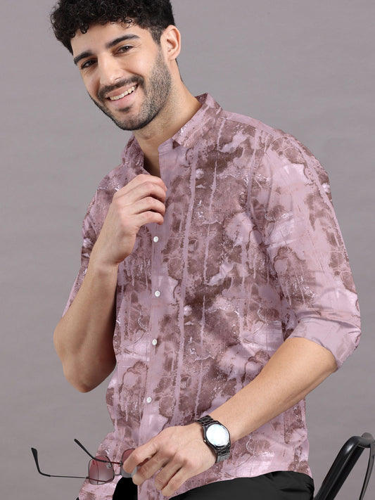 Touch of Amethyst Printed Shirt