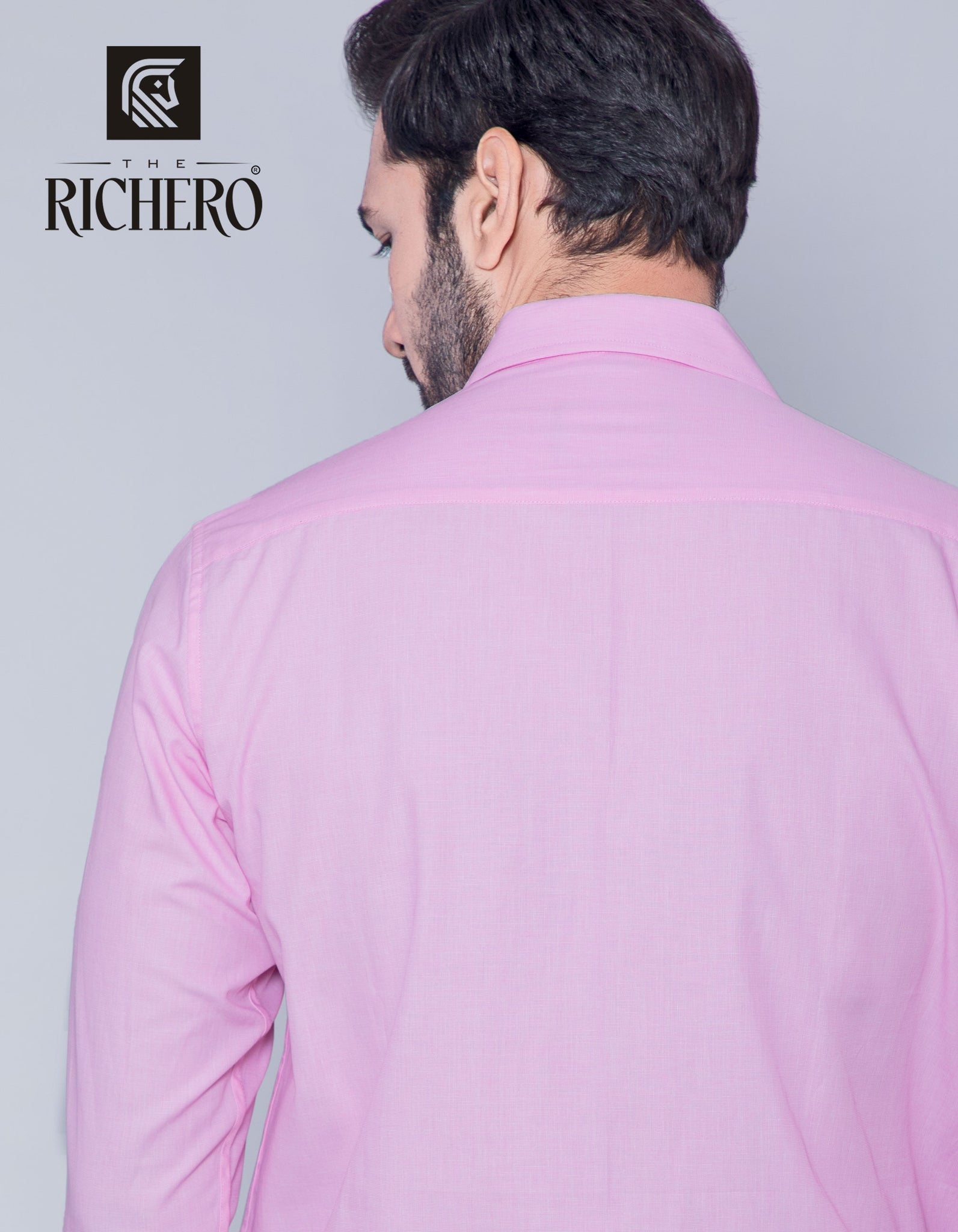 Plain Blush pink Formal Shirt