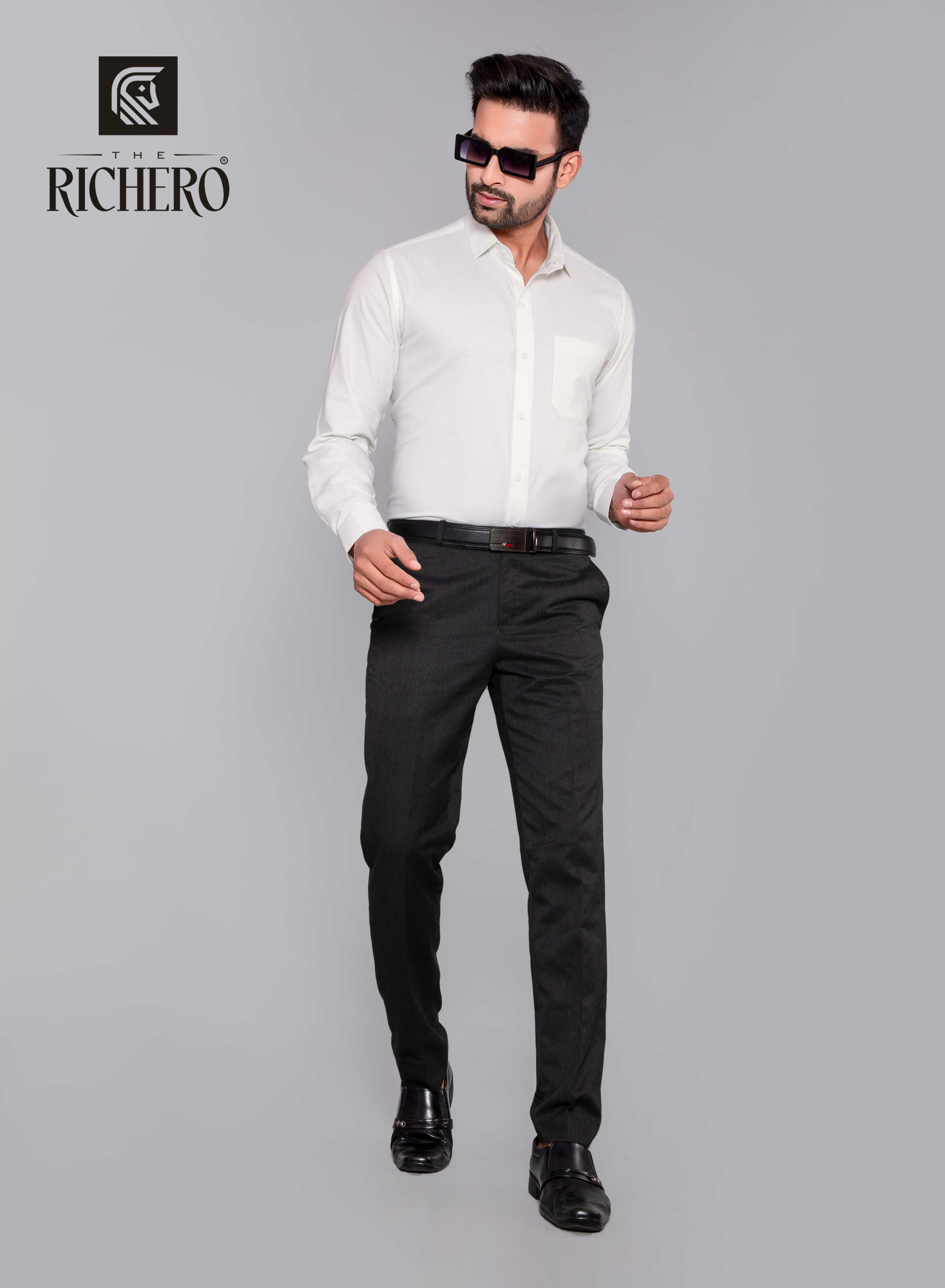 White plain formal wear shirt