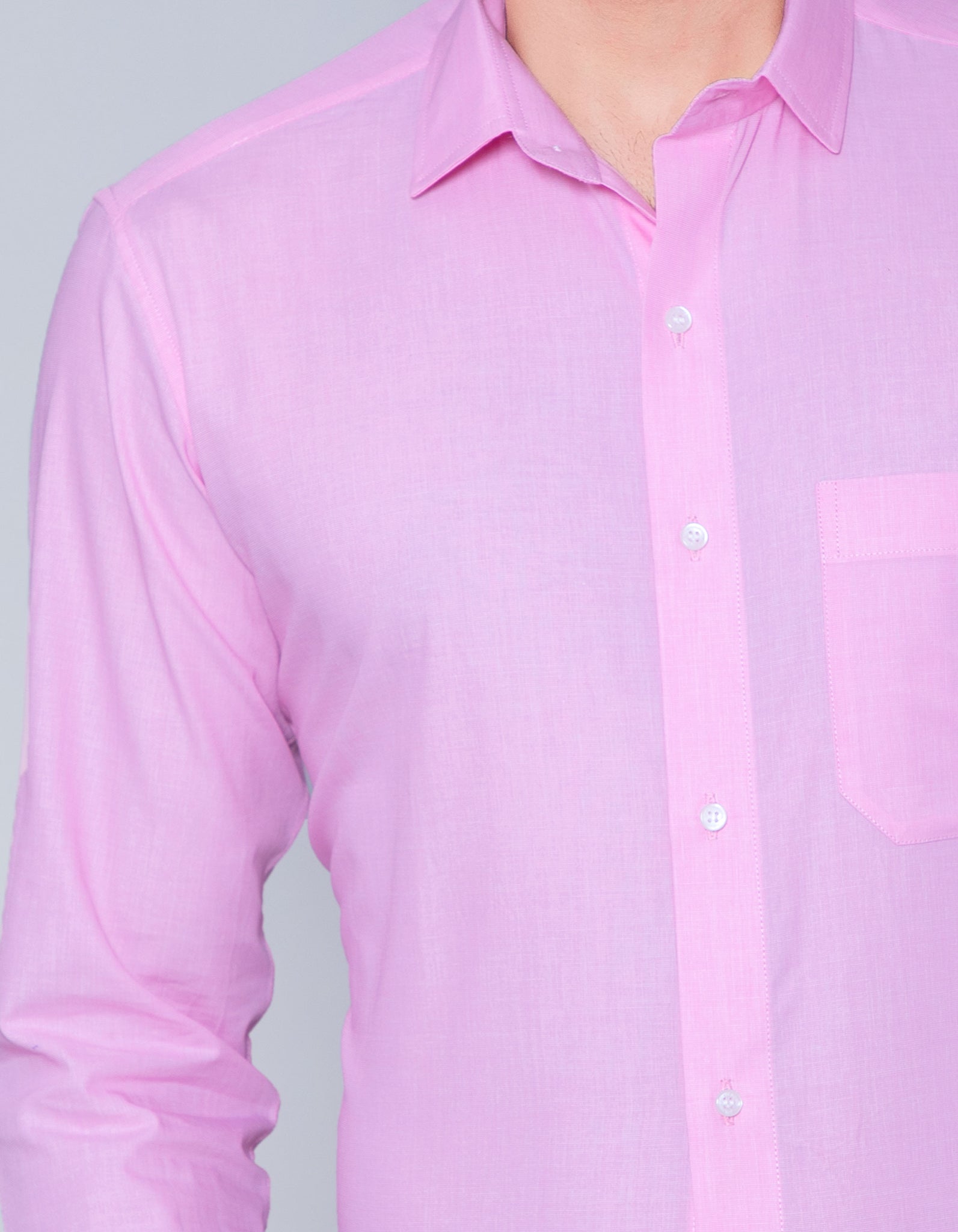 Plain Blush pink Formal Shirt