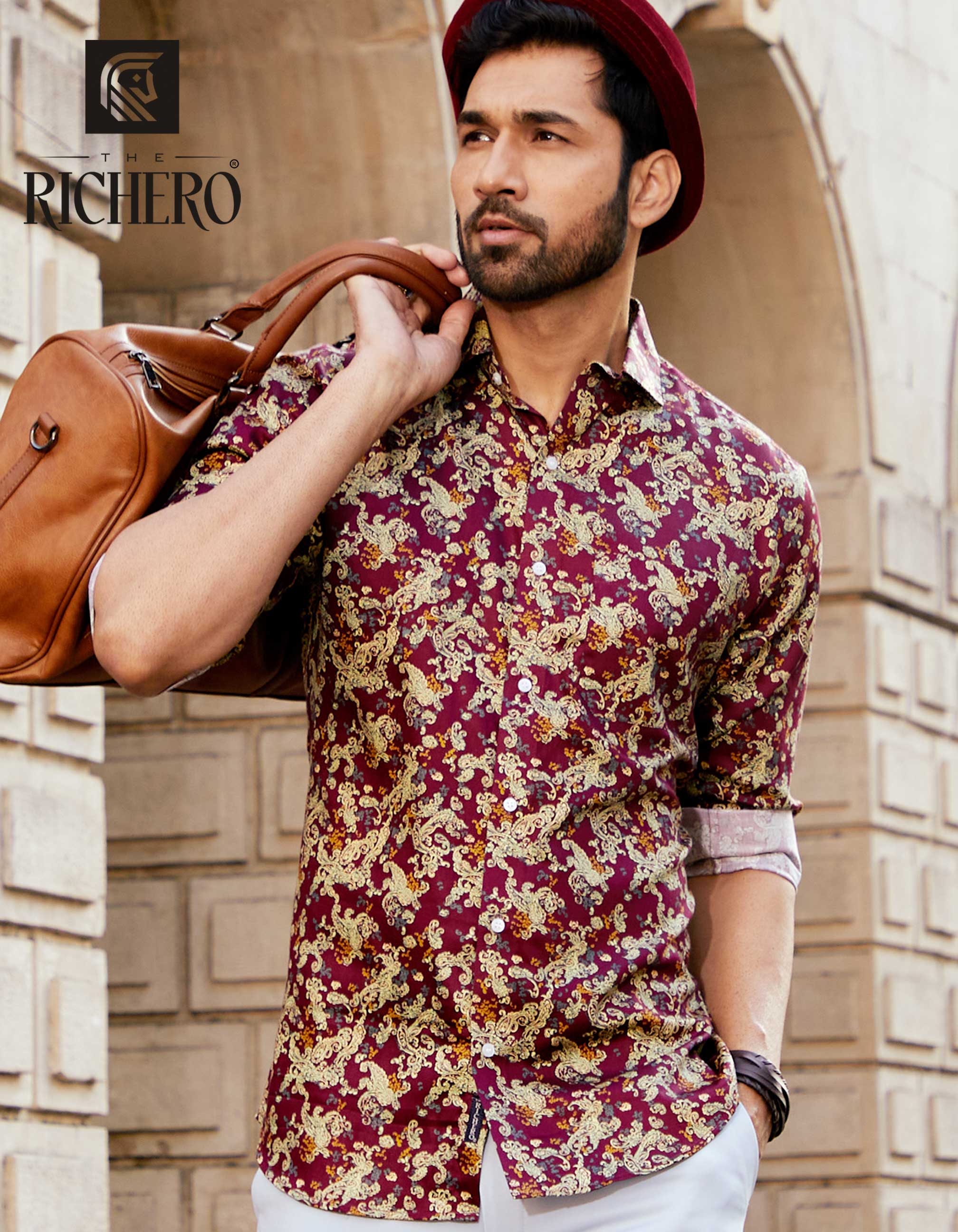 Indian hot sale print shirts