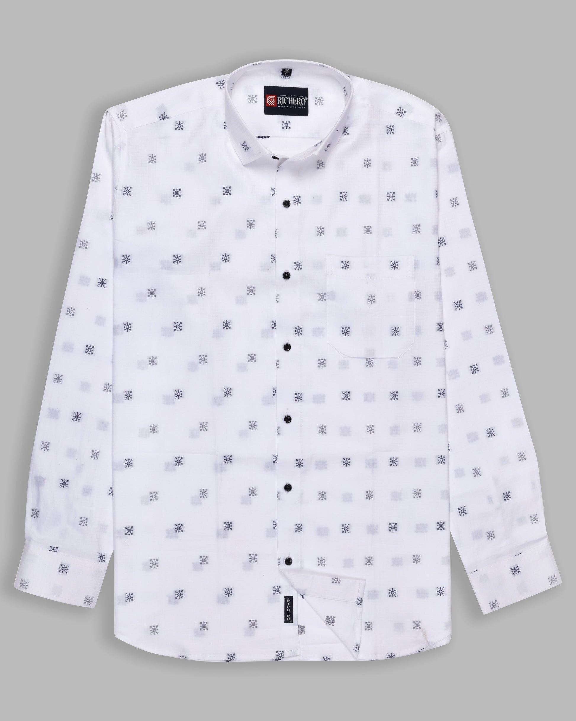 White color with Blue dot shirt