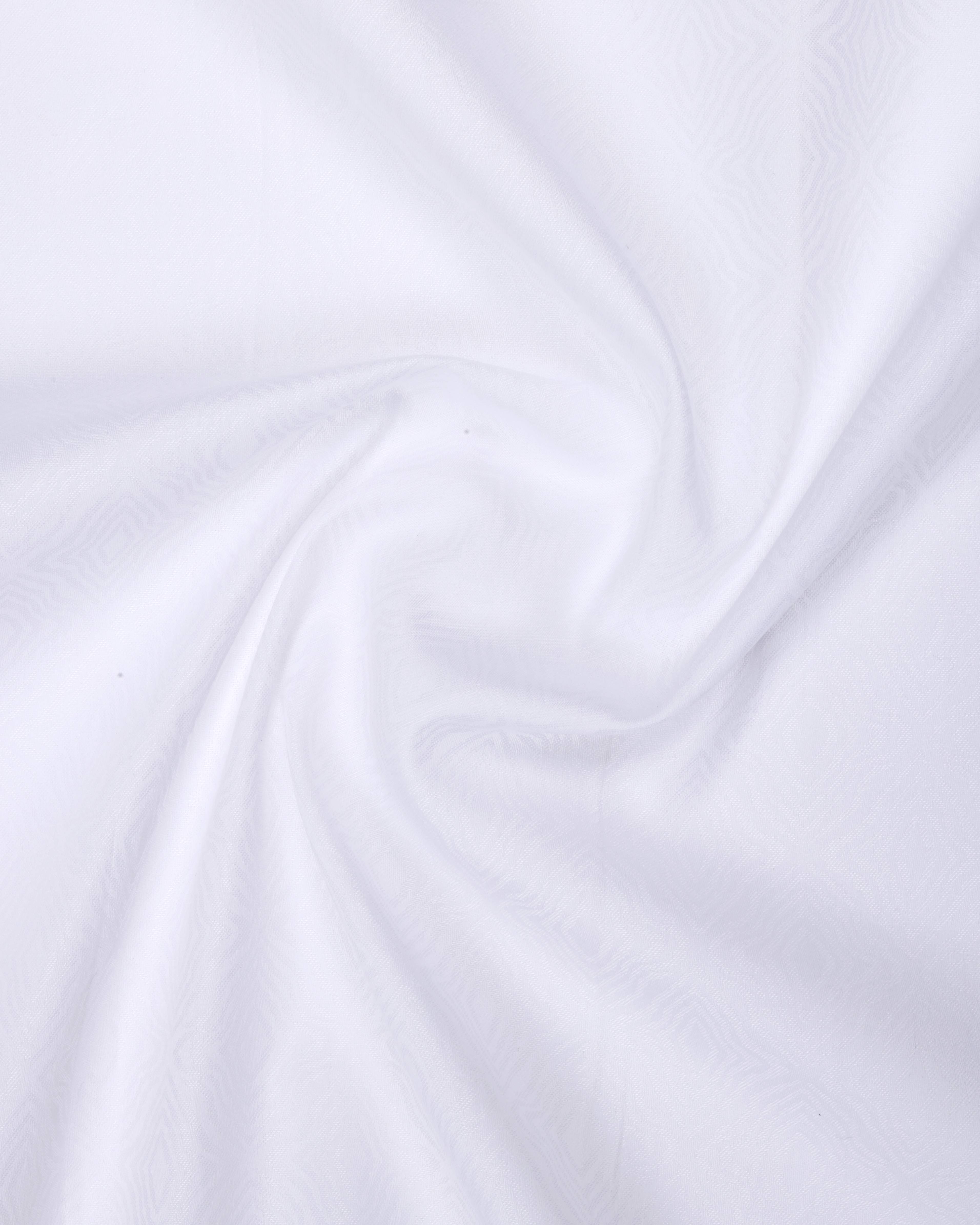 Plain white premium cotton shirt