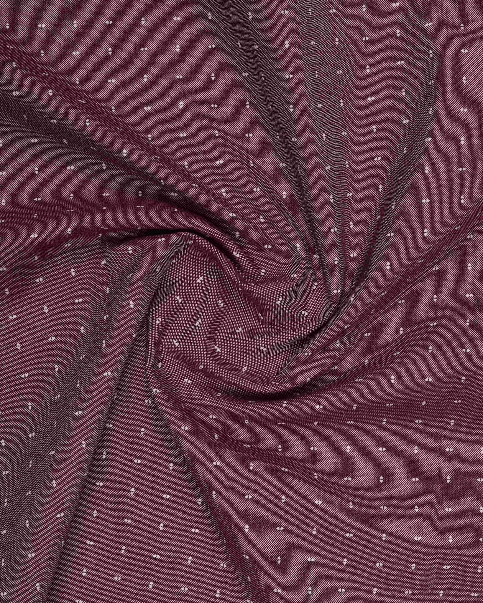 Magenta pure cotton printed casual shirt