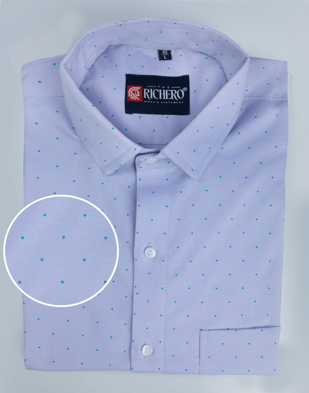 Carolina blue pure formal shirt