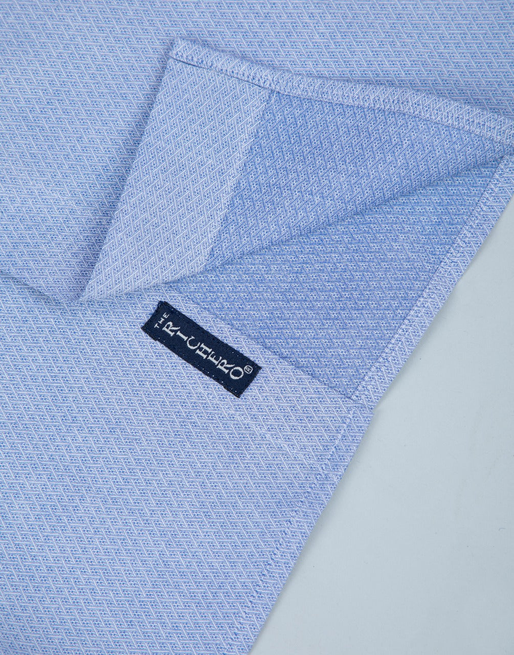 Blue color formal cotton shirt