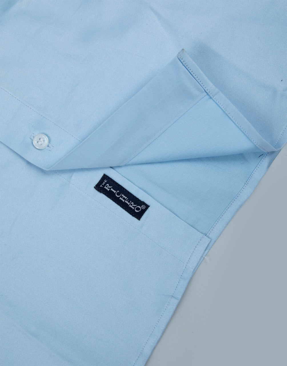 Light blue plain formal shirt