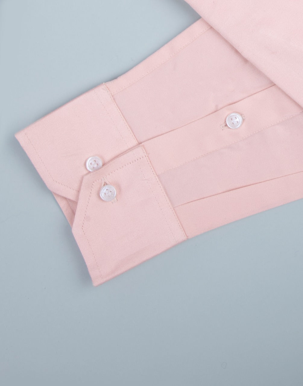 Light pink cotton formal plain shirt