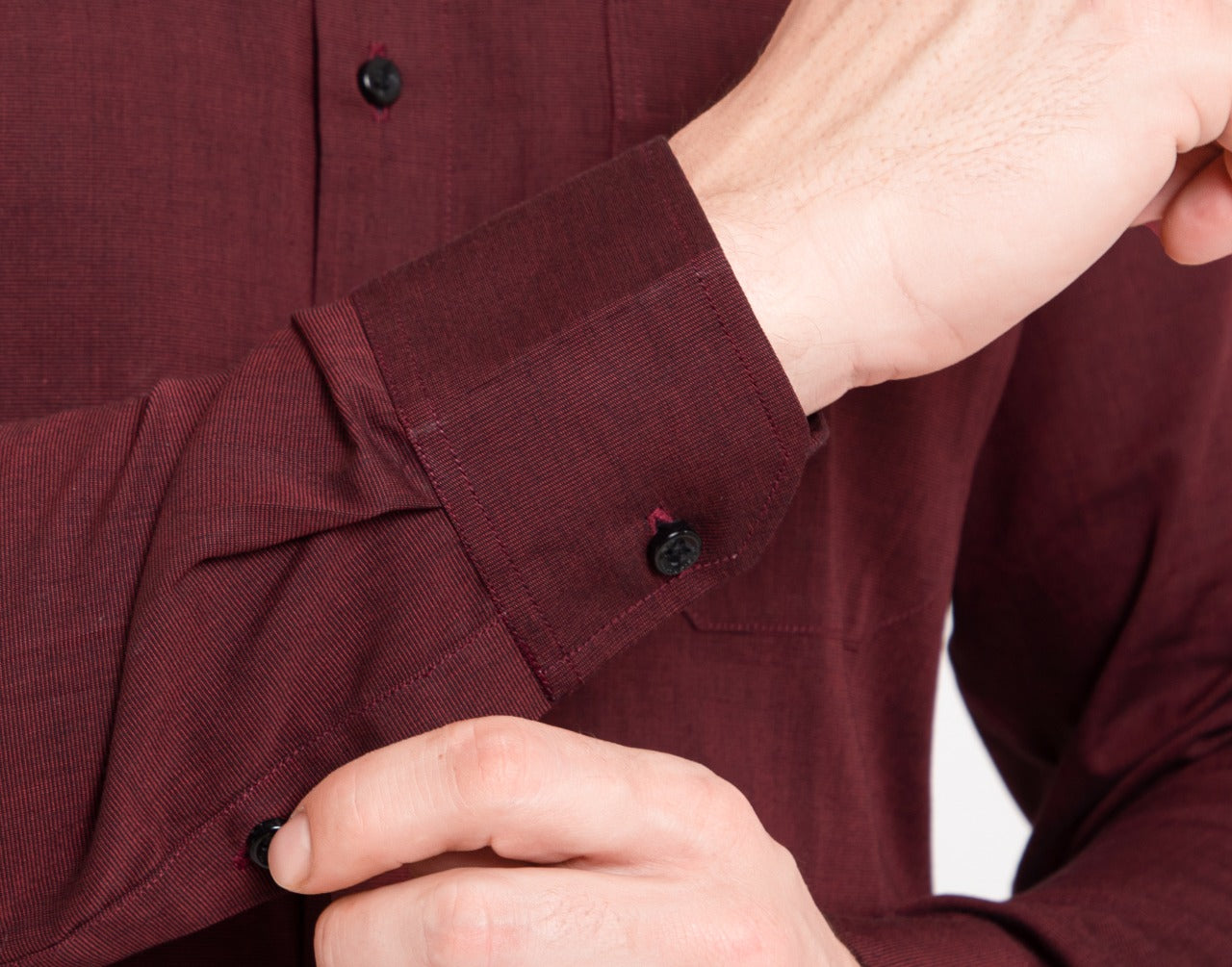 Plain garnet maroon shirt